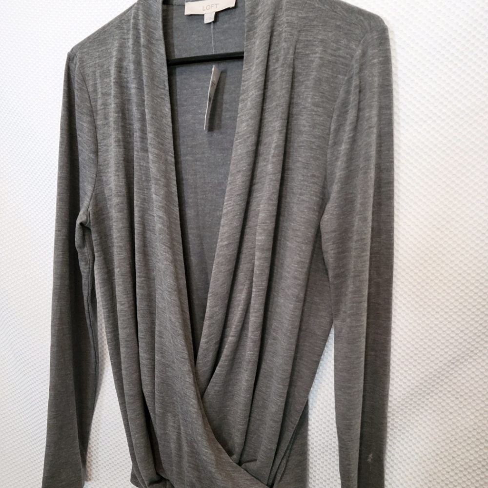 NWT Loft Soft Long Sleeve Top Sz Med